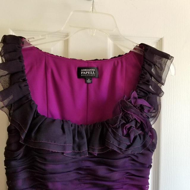 Beautiful Adrienne Papell Boutique Dress womens size Depop