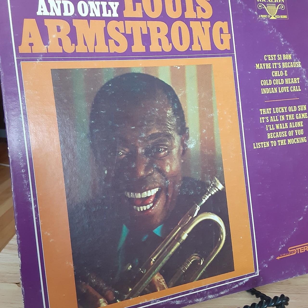 The One And Only Louis Armstrong. VL7 3871 Album is... - Depop