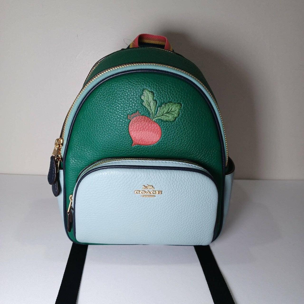 Coach on sale multicolor backpack