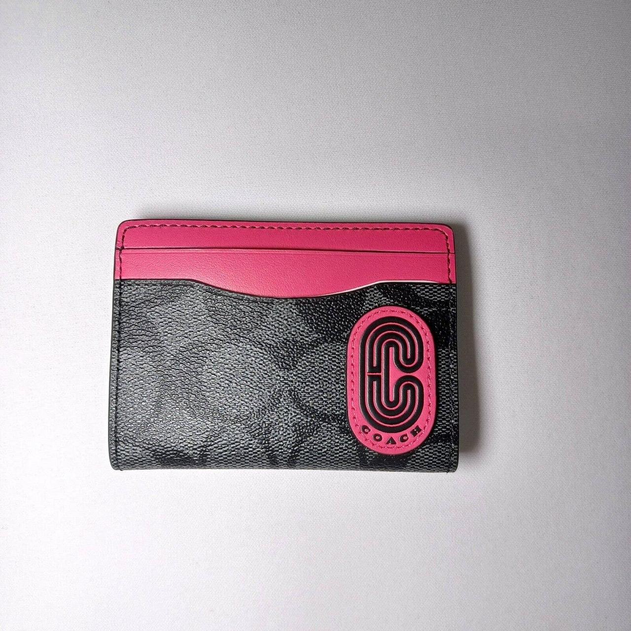COACH CARD CASE IN COLORBLOCK SIGNATURE... Depop