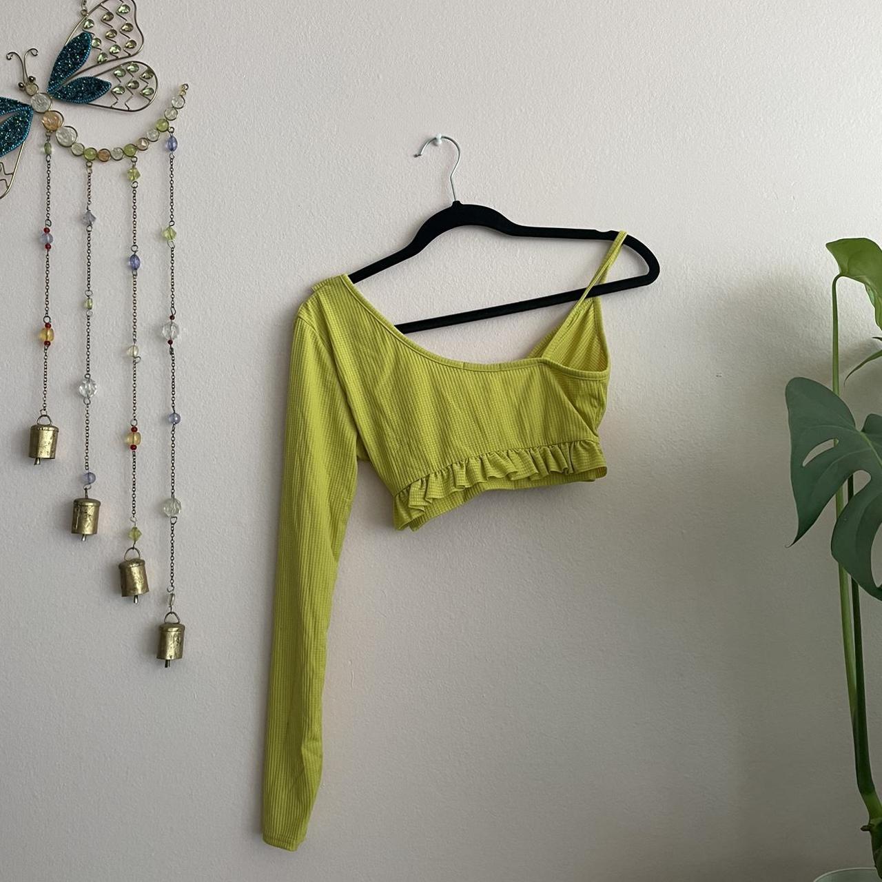 Product Image 2 - Lime green crop top from