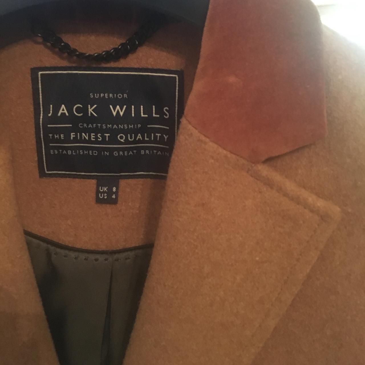 Jack wills on sale camel coat women's