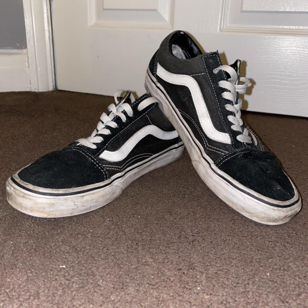 black old skool vans size 6