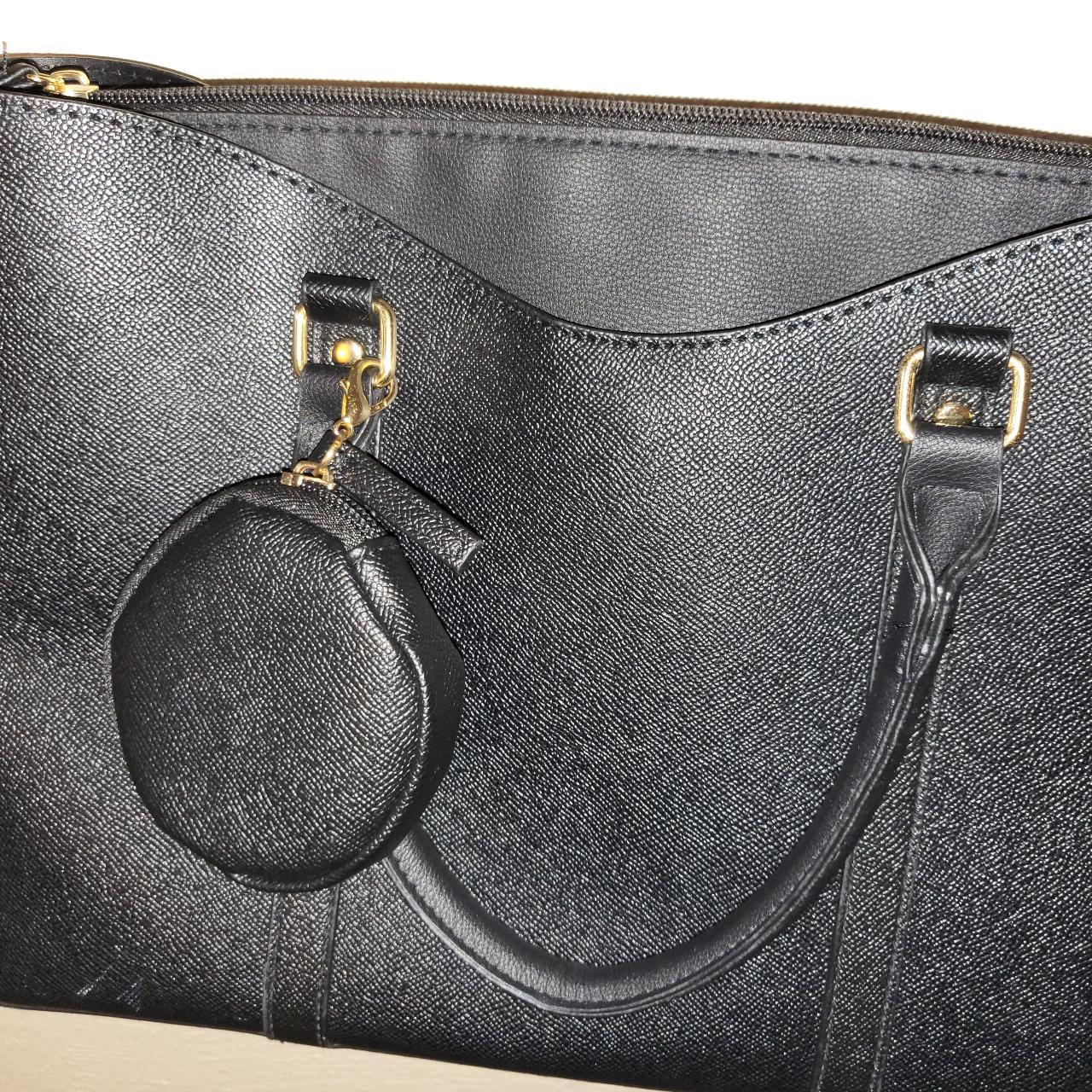 Primark black strap purse crossbody adjustable faux... Depop