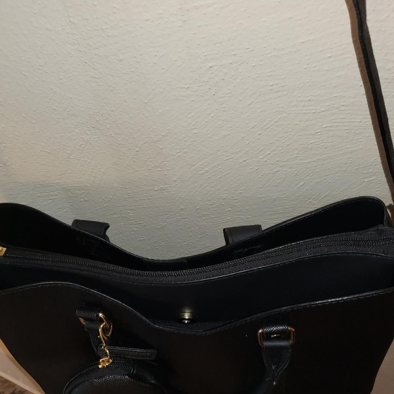 Primark black strap purse crossbody adjustable faux... Depop