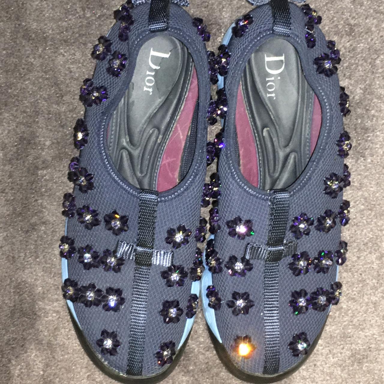 Dior fusion sneakers in blue size 37 dior Depop