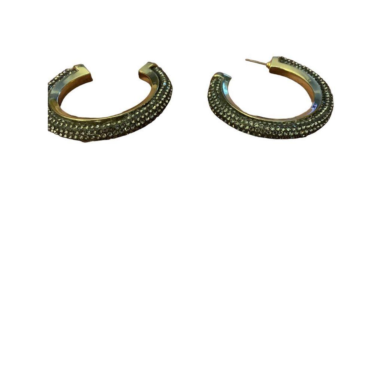 Product Image 2 - Jessica Simpson Rhinestone Hoop Earrings