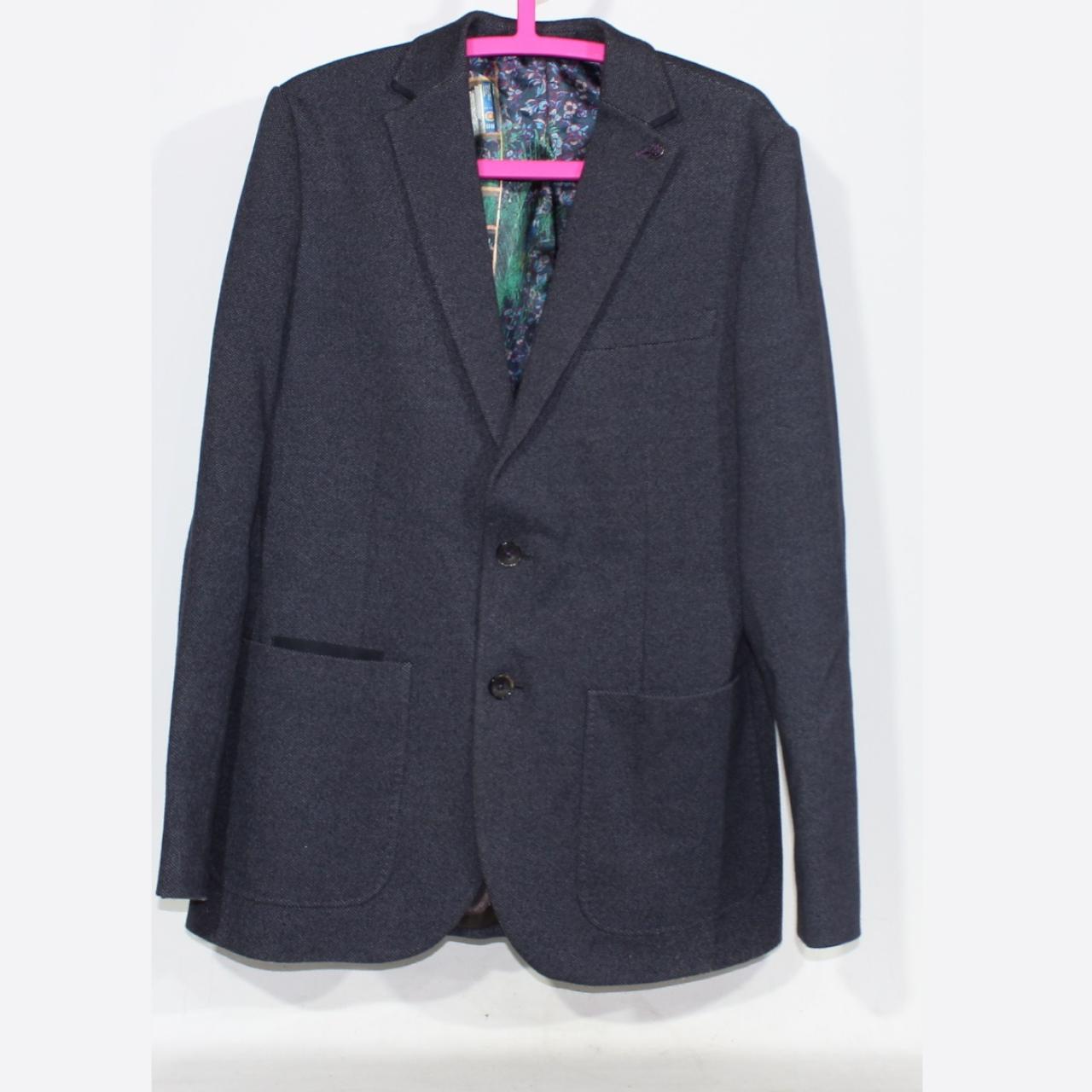 TED BAKER Memphis Mens Suit Jacket Blazer Blue Depop