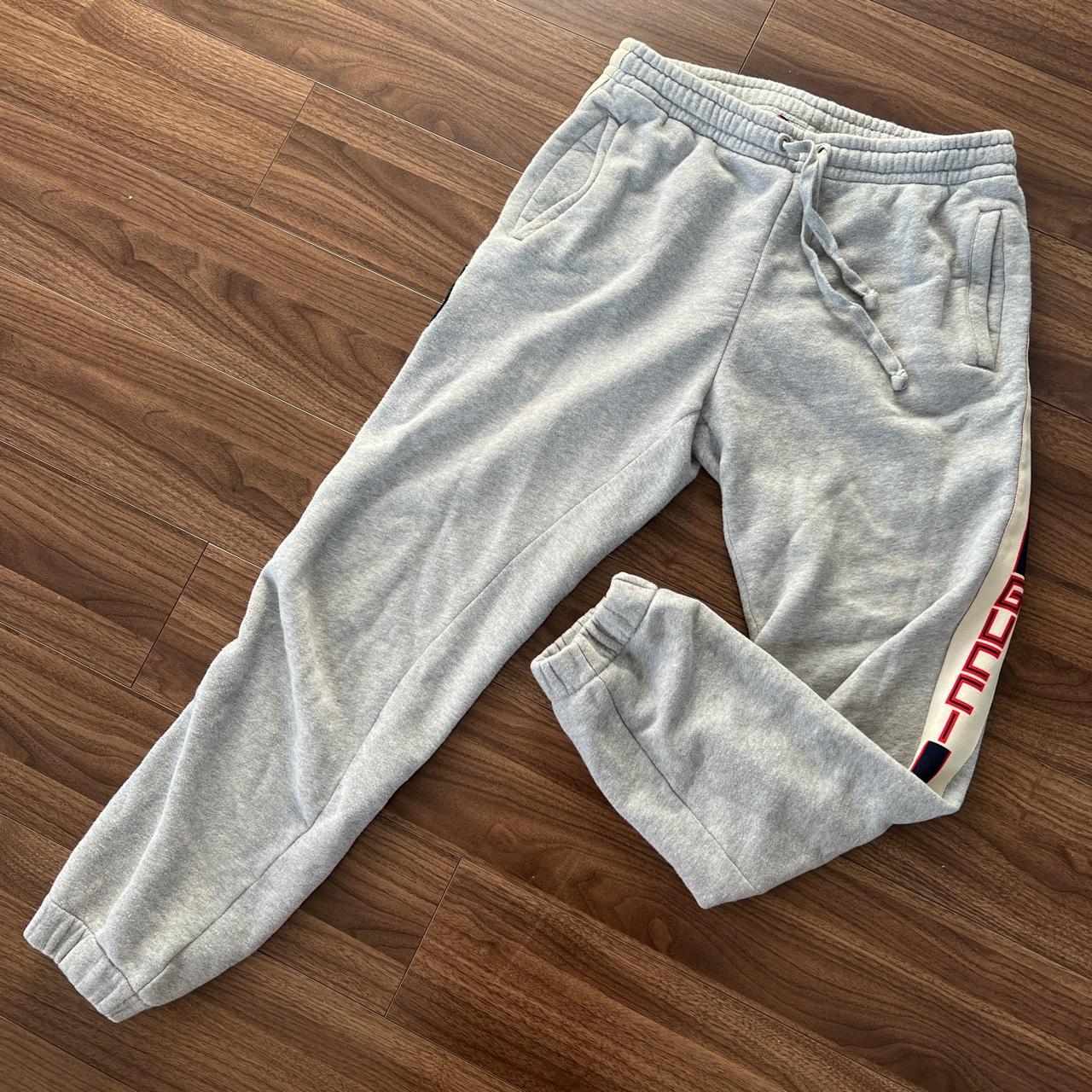 Gucci Men S Grey Joggers Tracksuits Depop