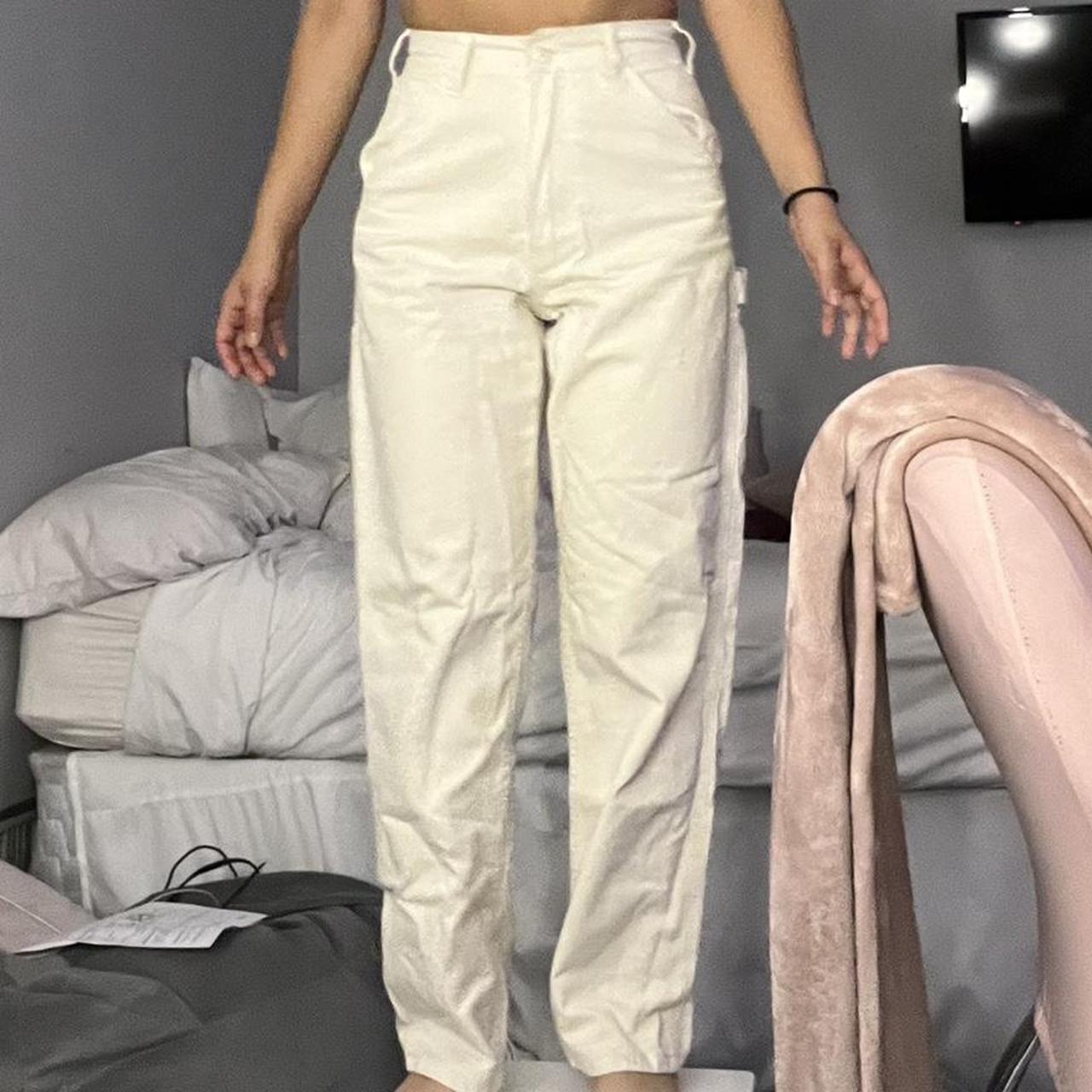 beige cargo J.Galt / brandy melville cargo straight... Depop