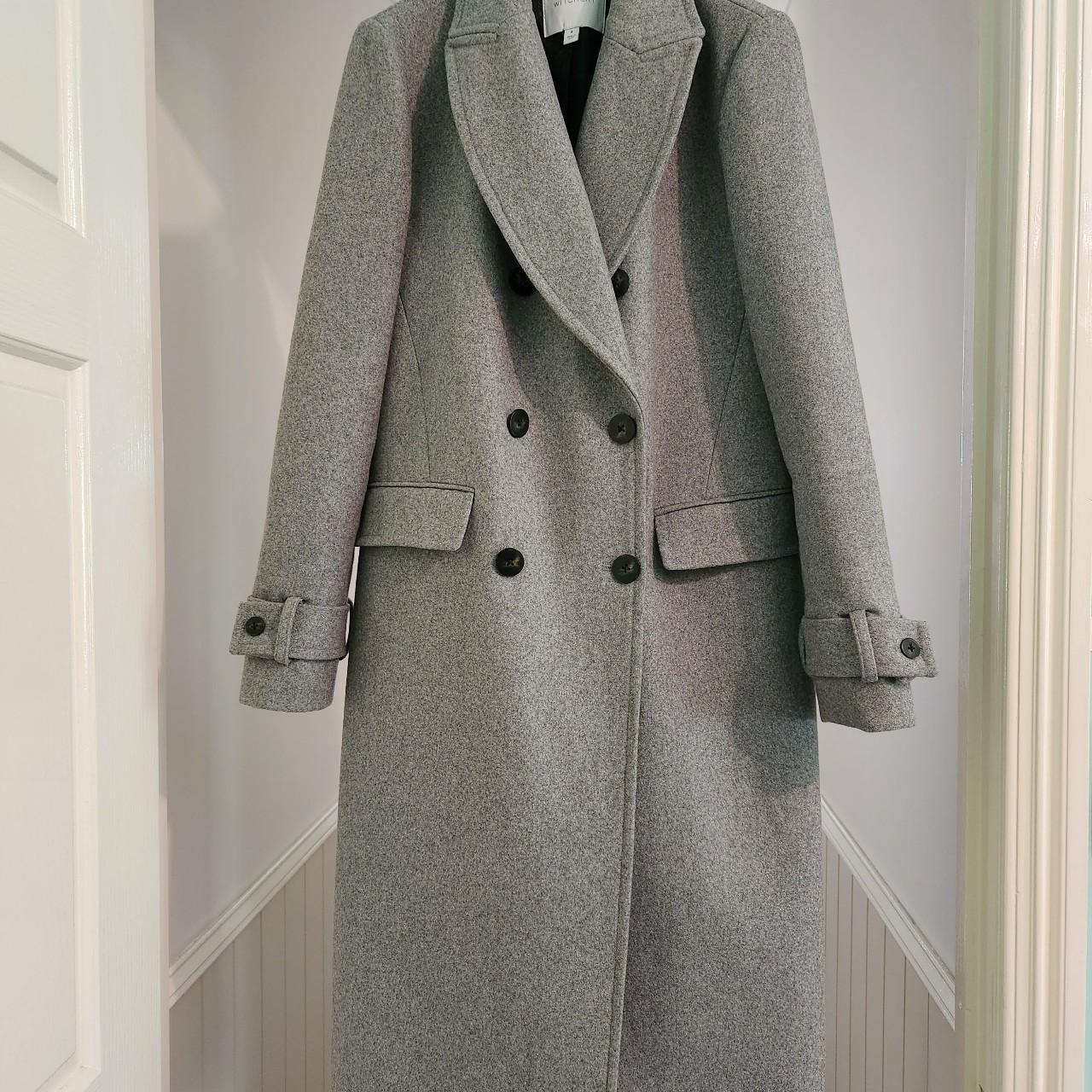 Witchery wool coat size 8 - worn twice, like new.... - Depop