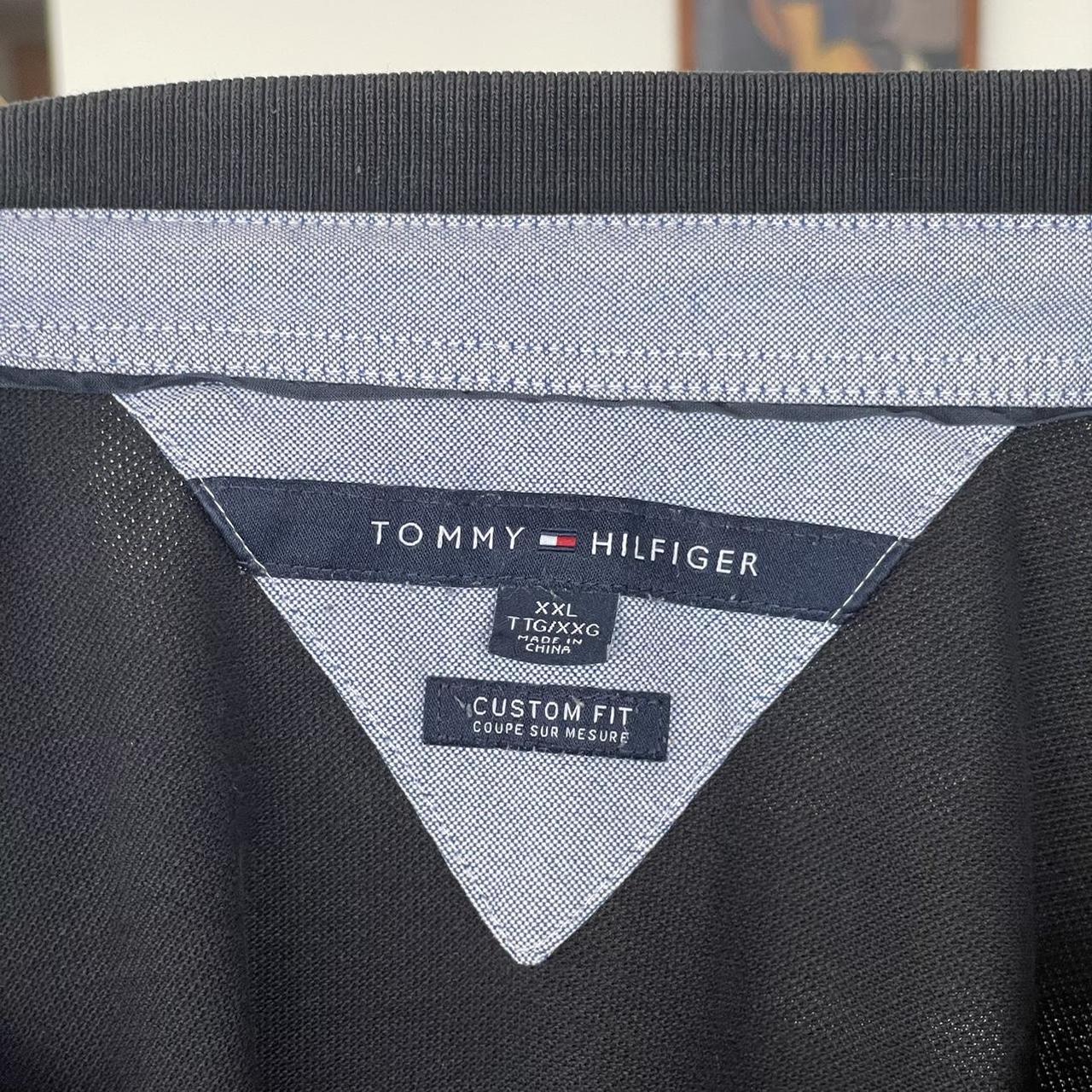 Black Tommy Hilfiger shirt. Awesome piece in great... - Depop