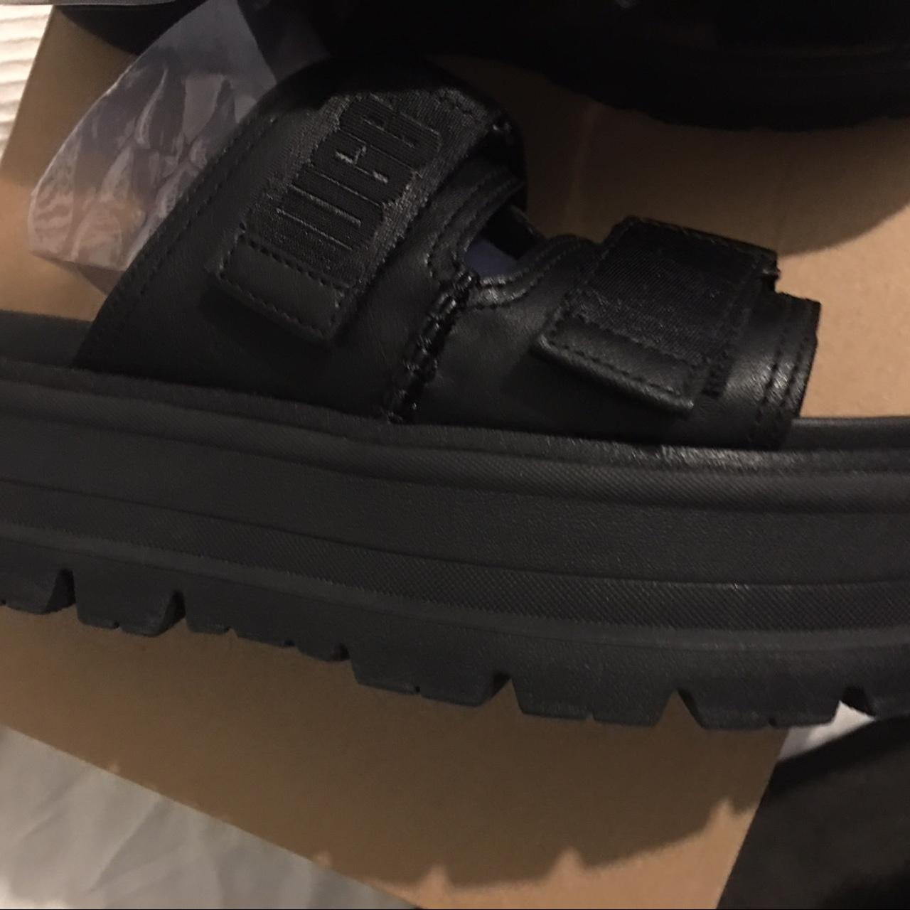 Ugg platform sandals like new worn once comes with box depop