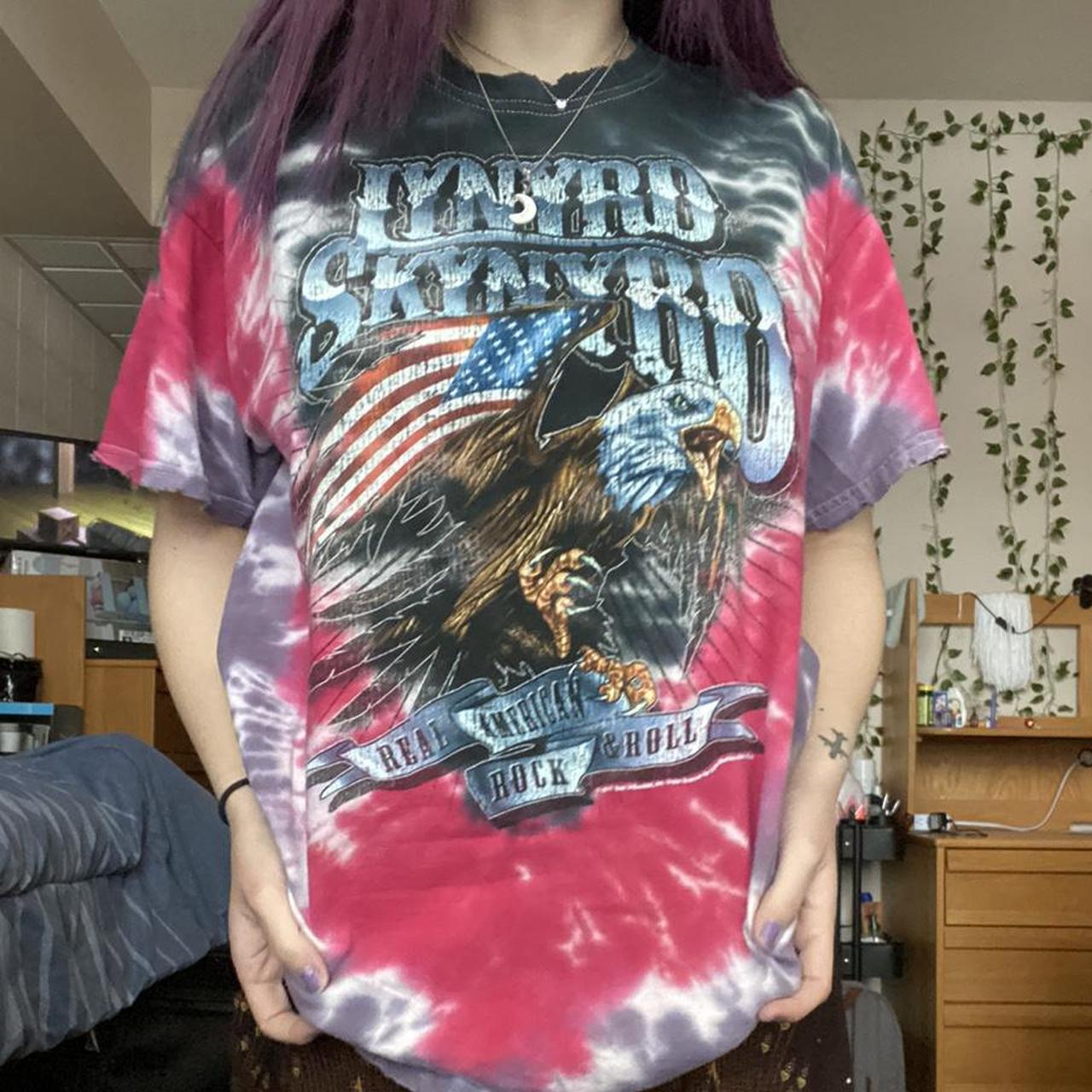 lynyrd skynyrd tie dye shirt