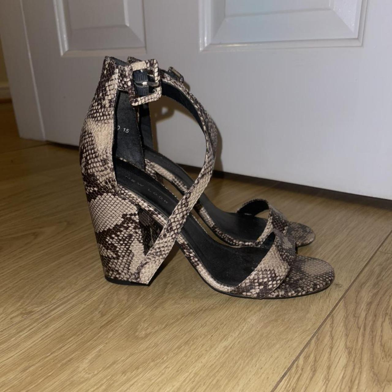 New look sale snake print heels