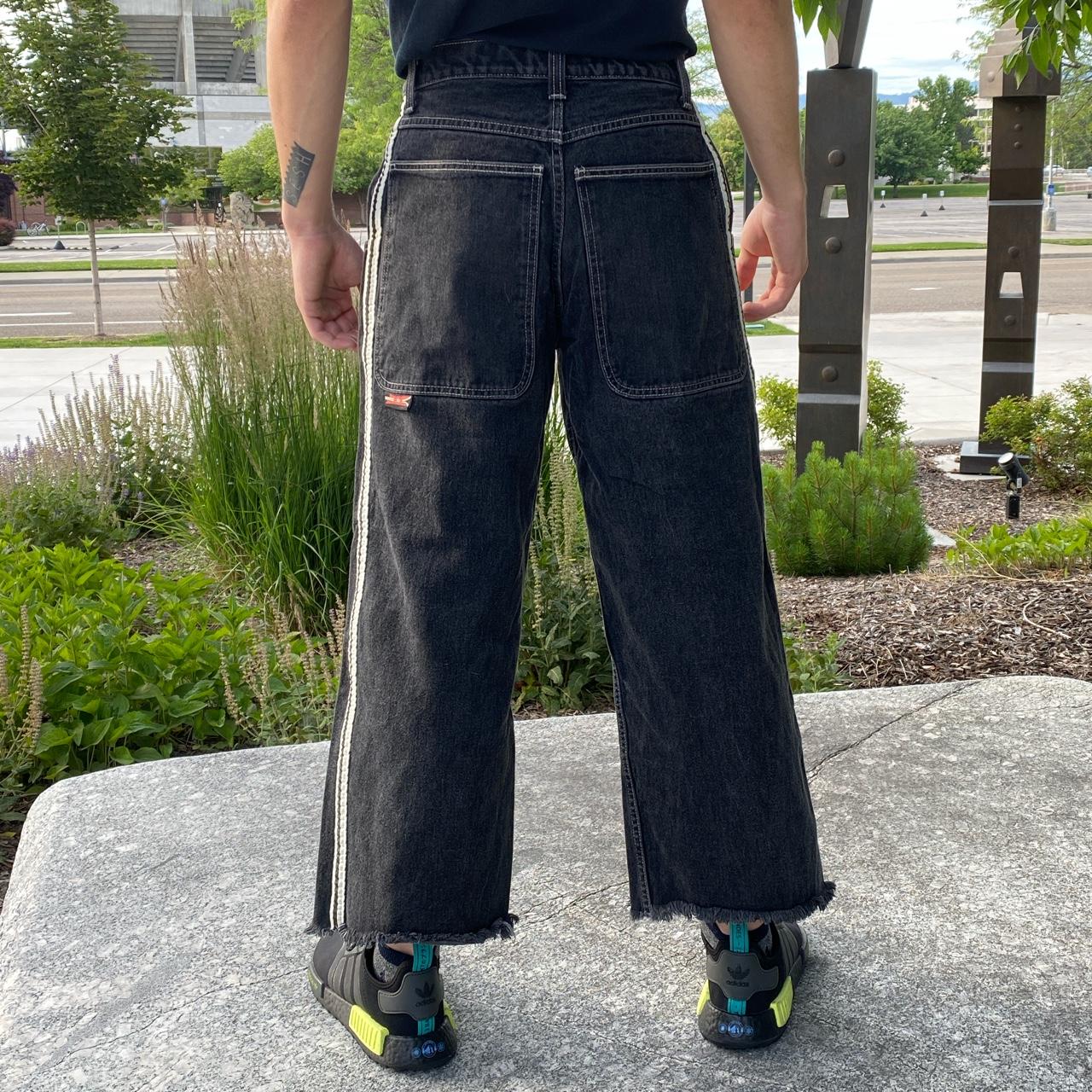 90s Skunk Jnco jeans 31x30 (ankles have been cut)... - Depop