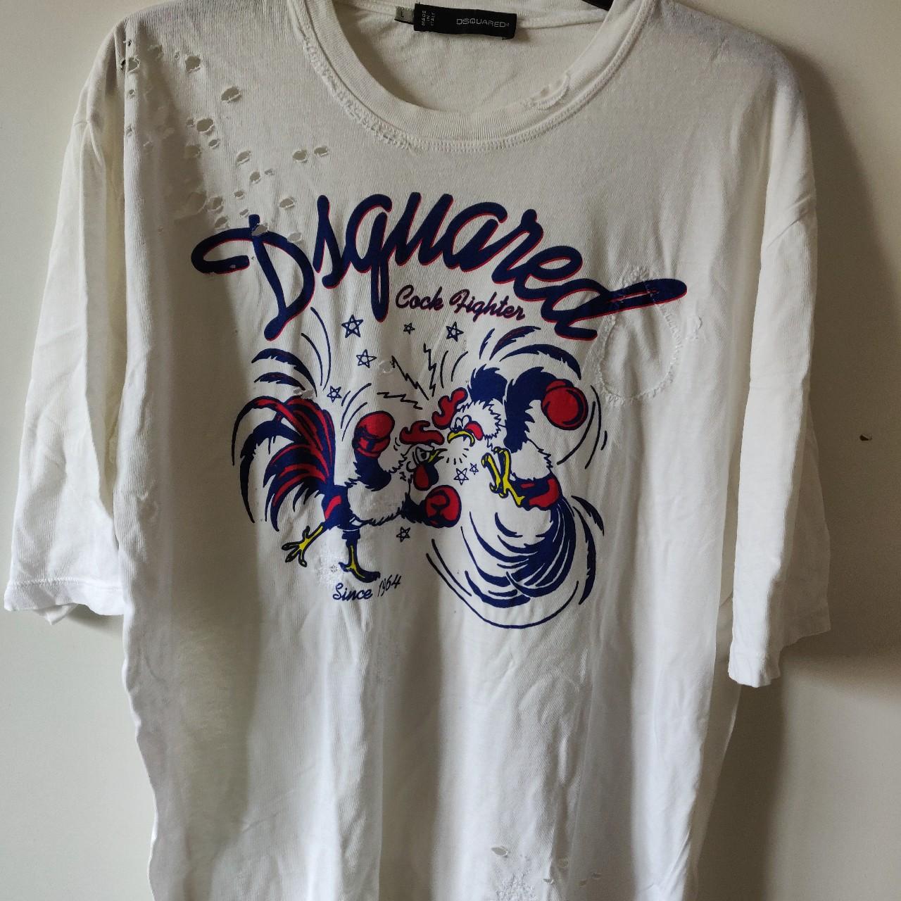 dsquared zip t shirt