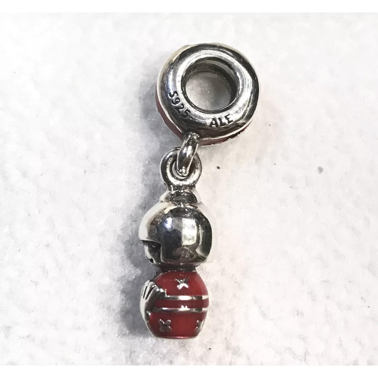 Pandora チャーム ドール I'm selling these Pandora Japanese Doll Red Enamel | Depop