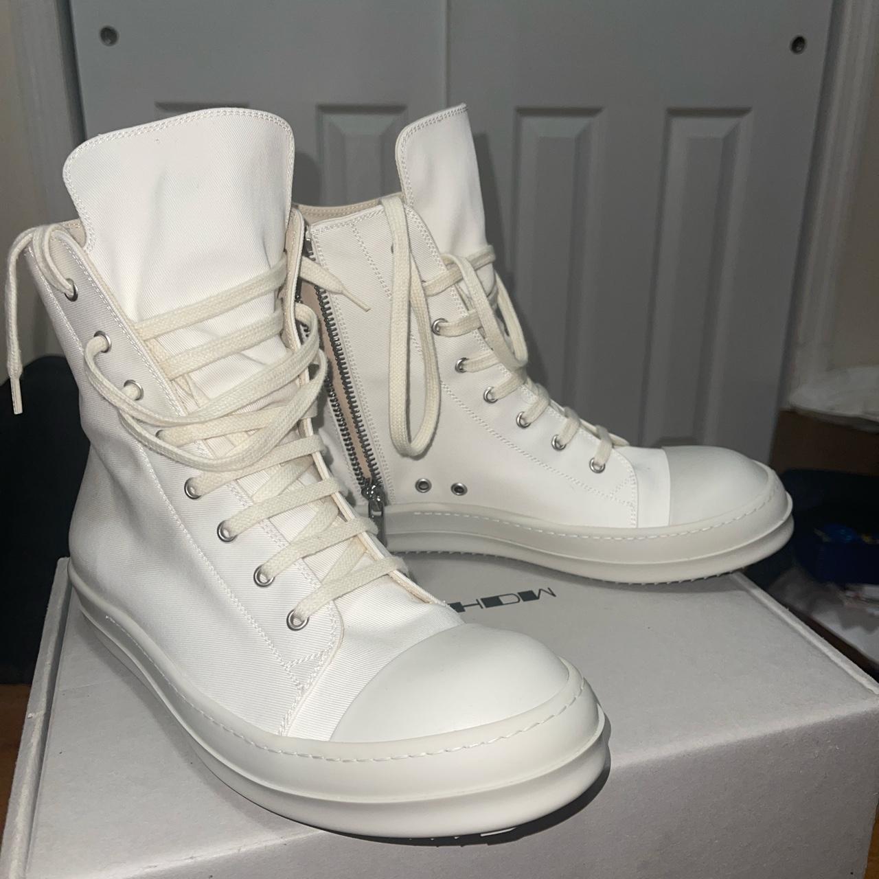 Rick Owens drkshdw tecuatl high top sneakers Only... - Depop