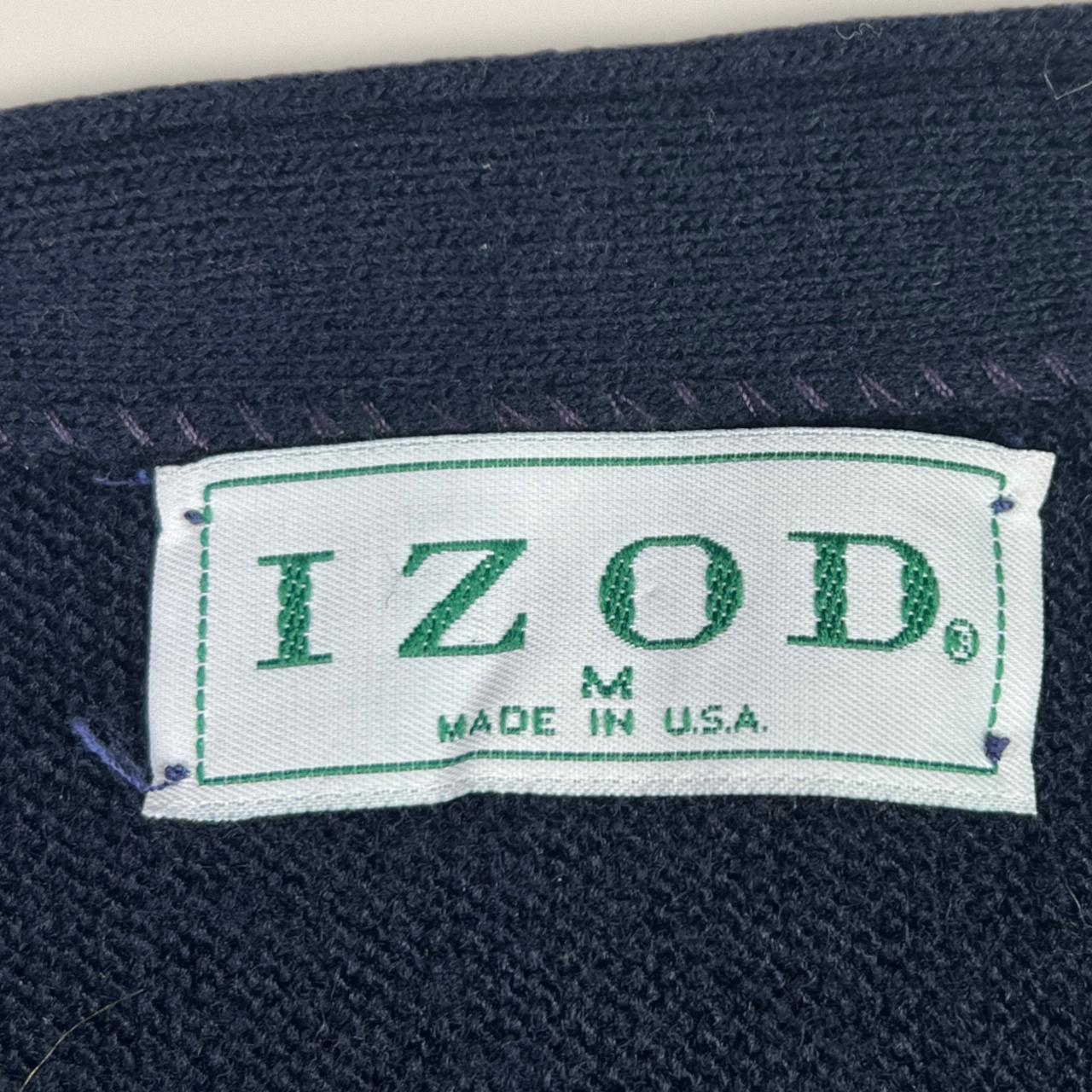 Vintage Izod Cardigan Navy 90s Sweater grandpa... - Depop