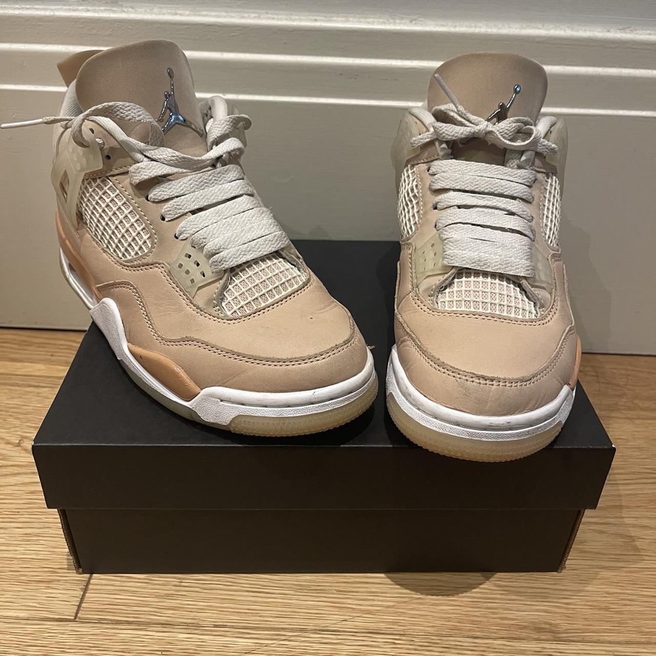 tan 4s jordans