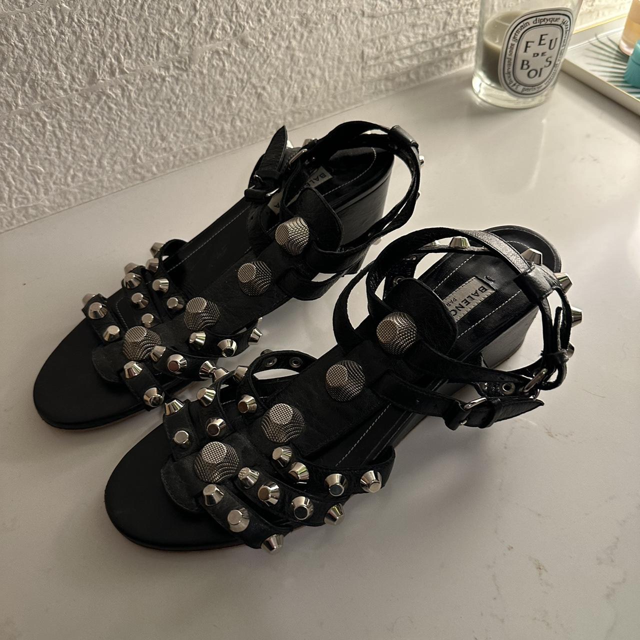 balenciaga sandals purple