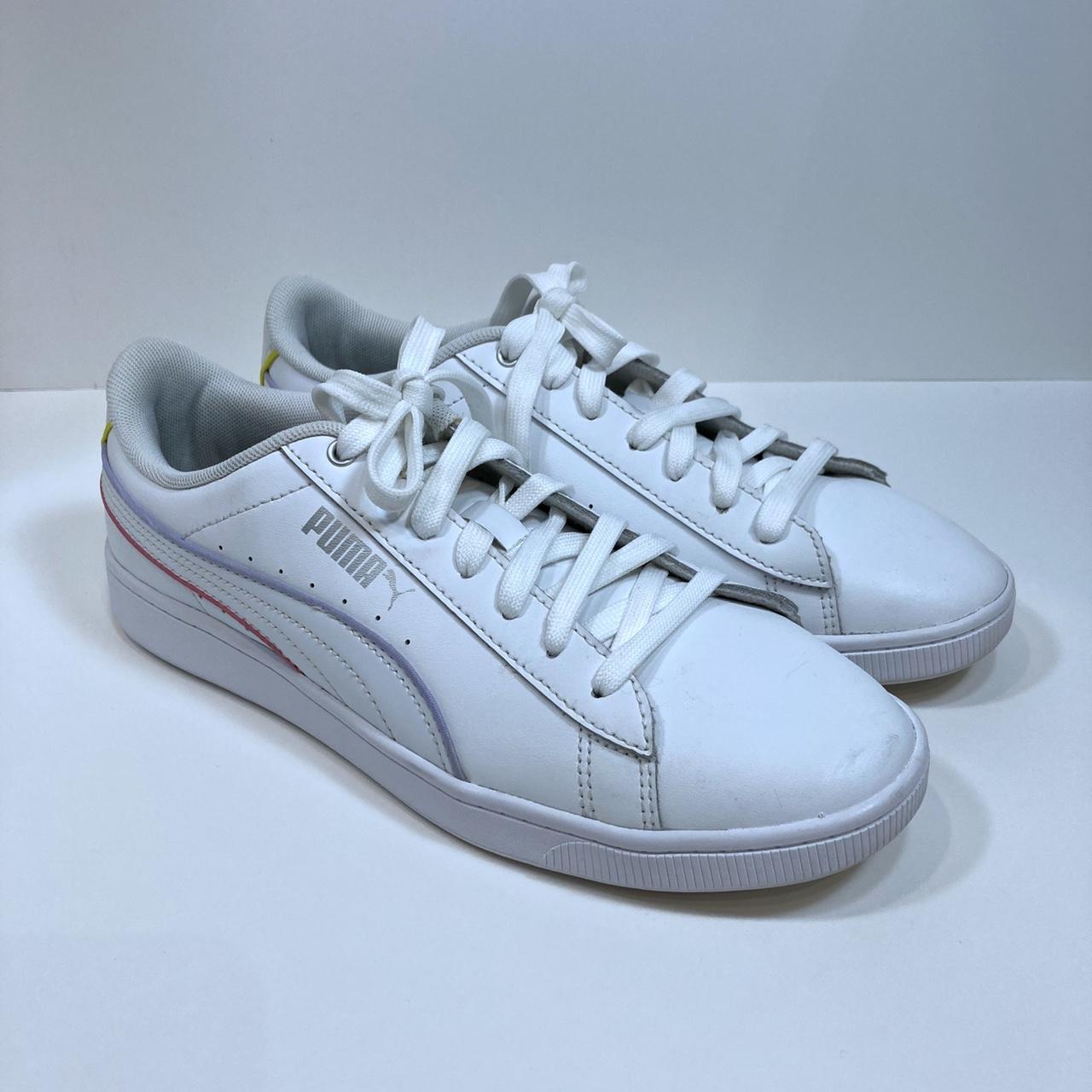 Puma Womens Vikky V2 374512-03 White Running Shoes... - Depop