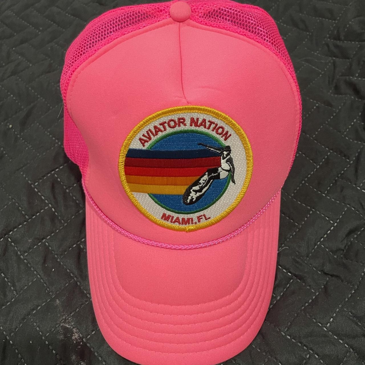 Aviator Nation Women's Pink Hat | Depop