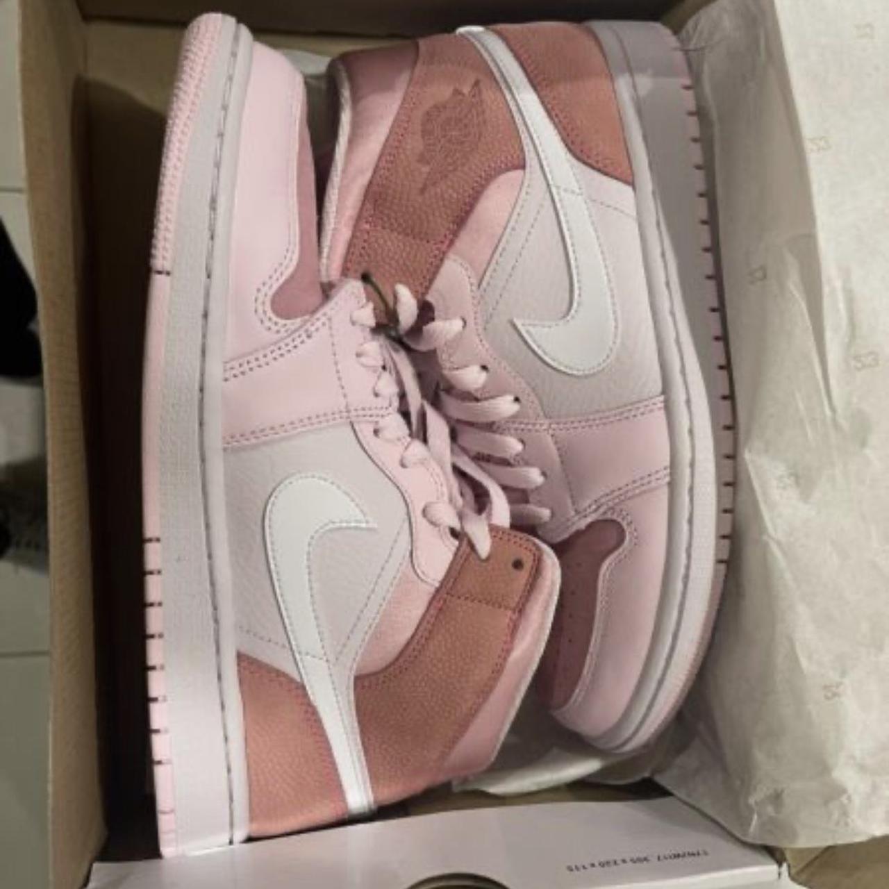 Jordan 1 Digital Pink, Brand New never worn, bought... - Depop