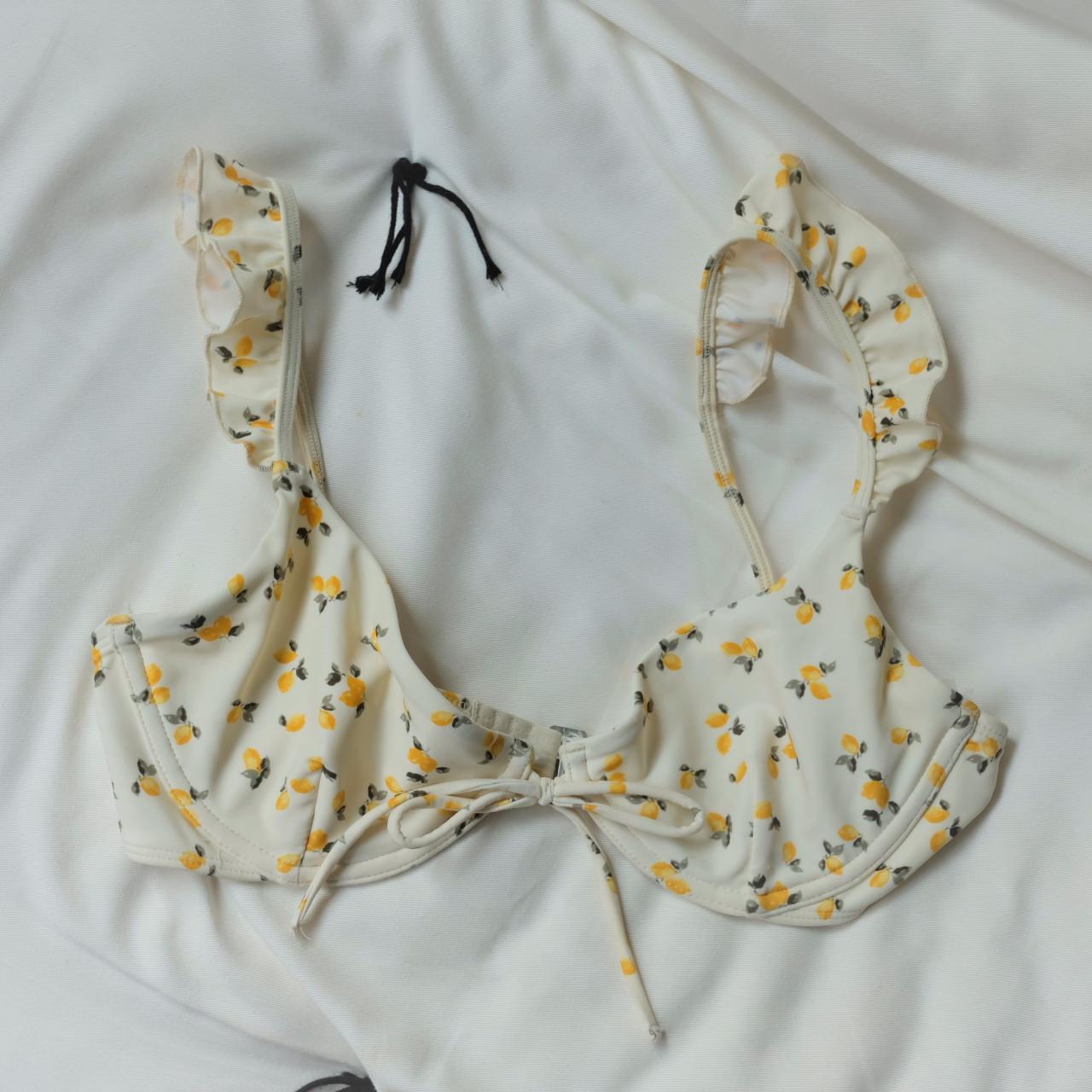 Abercrombie & Fitch Women's Cream and Yellow Bikinisandtankinisets