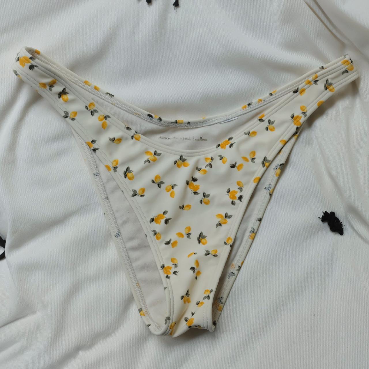 Abercrombie And Fitch Womens Cream And Yellow Bikinis And Tankini Sets Depop 