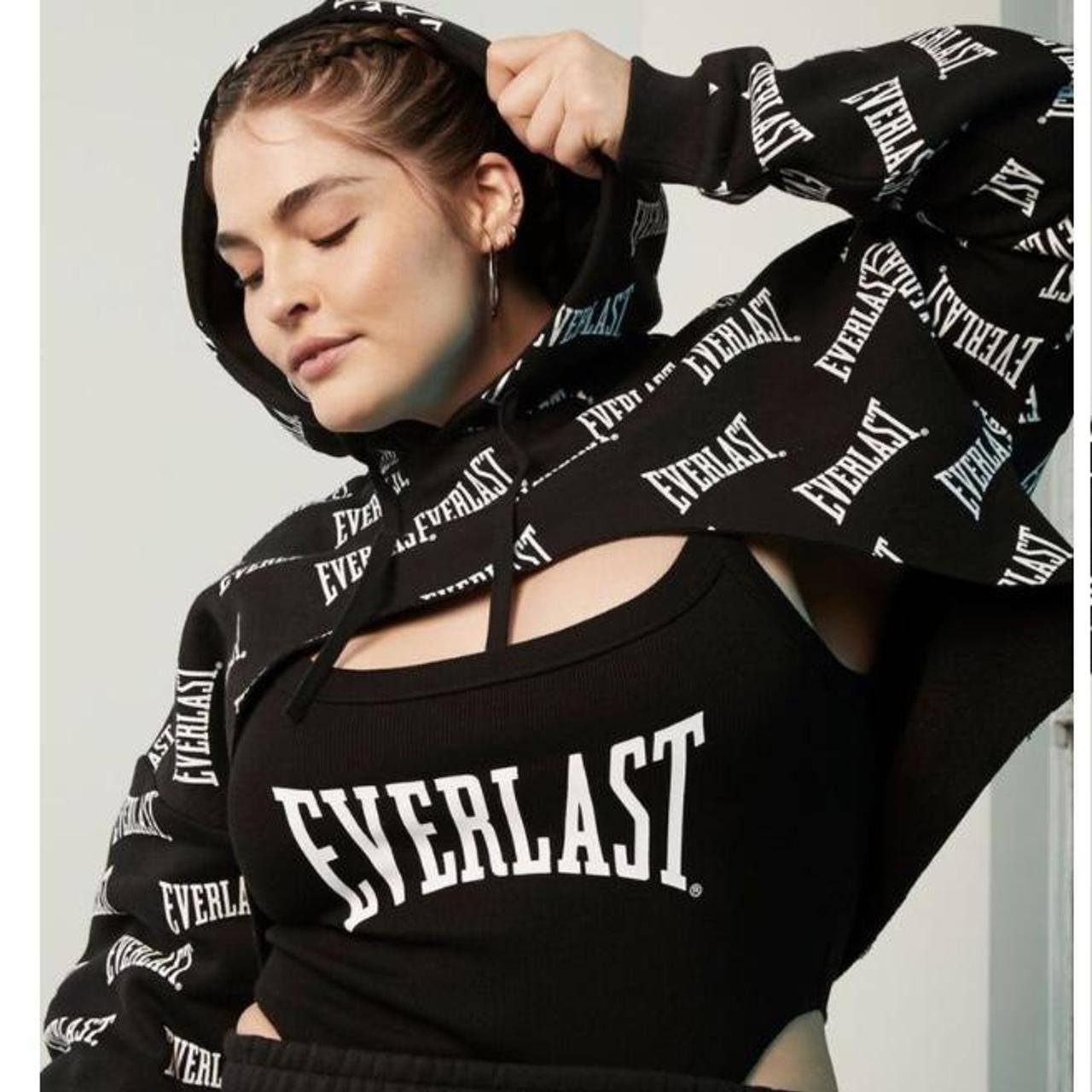 Plus size everlast cropped hoodie size 0x everlast... Depop