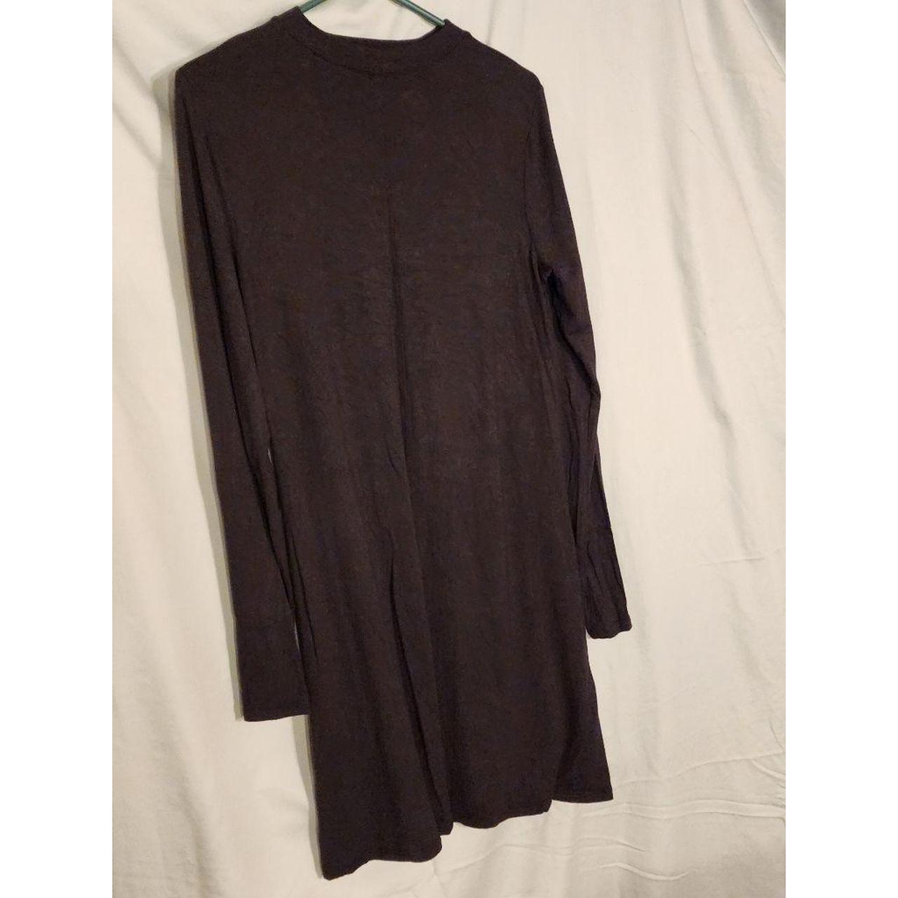 Maurices 24/7 Long Sleeve Black Dress, Size Medium,... - Depop