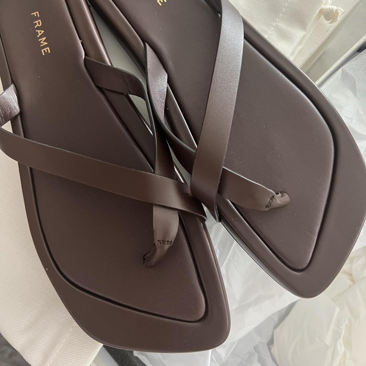 FRAME Leather Sandals Size 37 Never worn (was... Depop