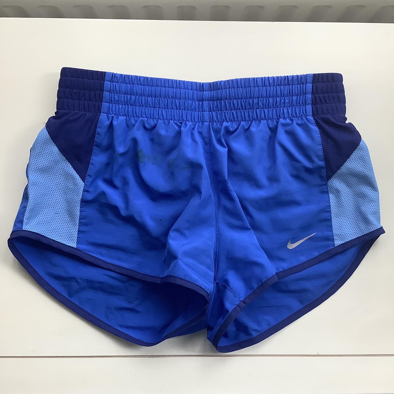 Blue nike drifit XS running shorts. Too small for... Depop