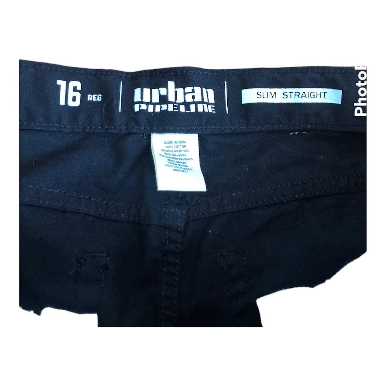 Urban Pipeline Slim Straight Black Jeans.... - Depop