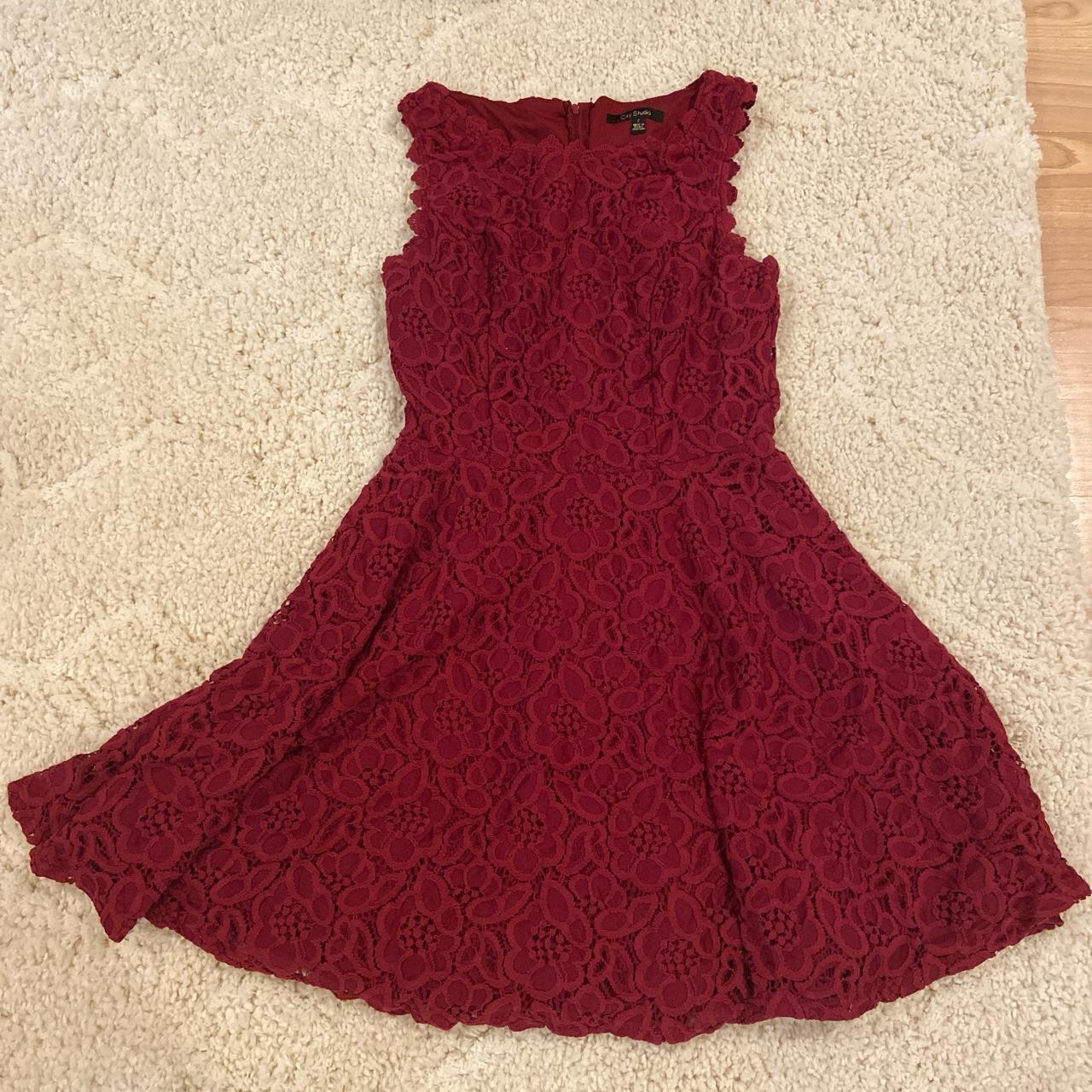 only-worn-a-few-times-burgundy-lace-city-studios-depop