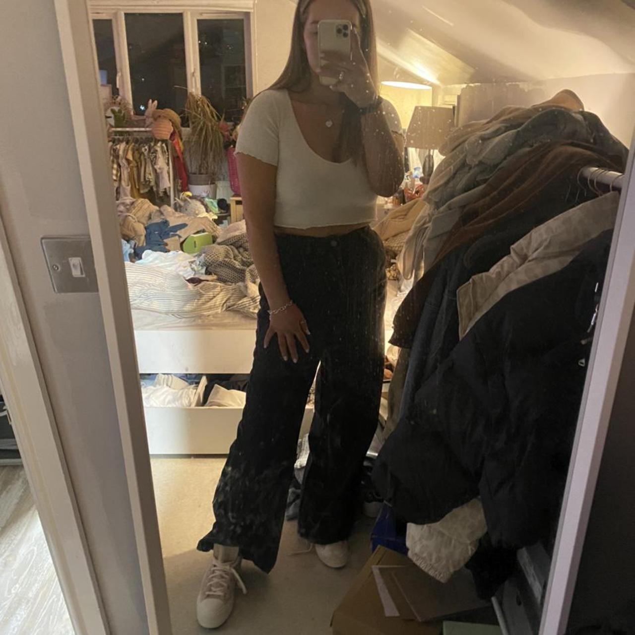 Saffron barker in the style flared jeans Depop