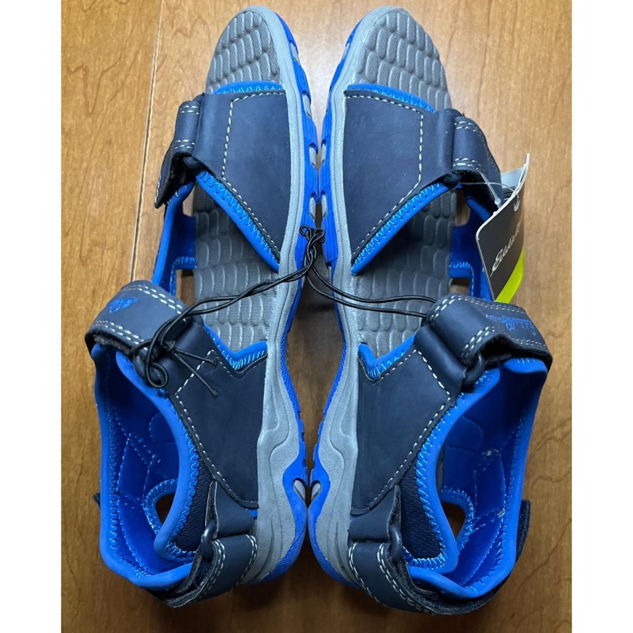 Eddie Bauer Camden Boy's Sandals Size 4 Blue... - Depop