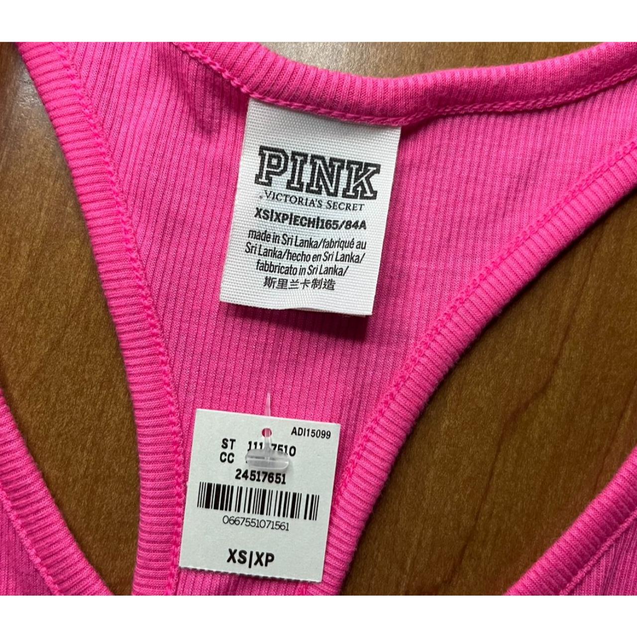 Victoria's Secret Women's Pink Vest Depop