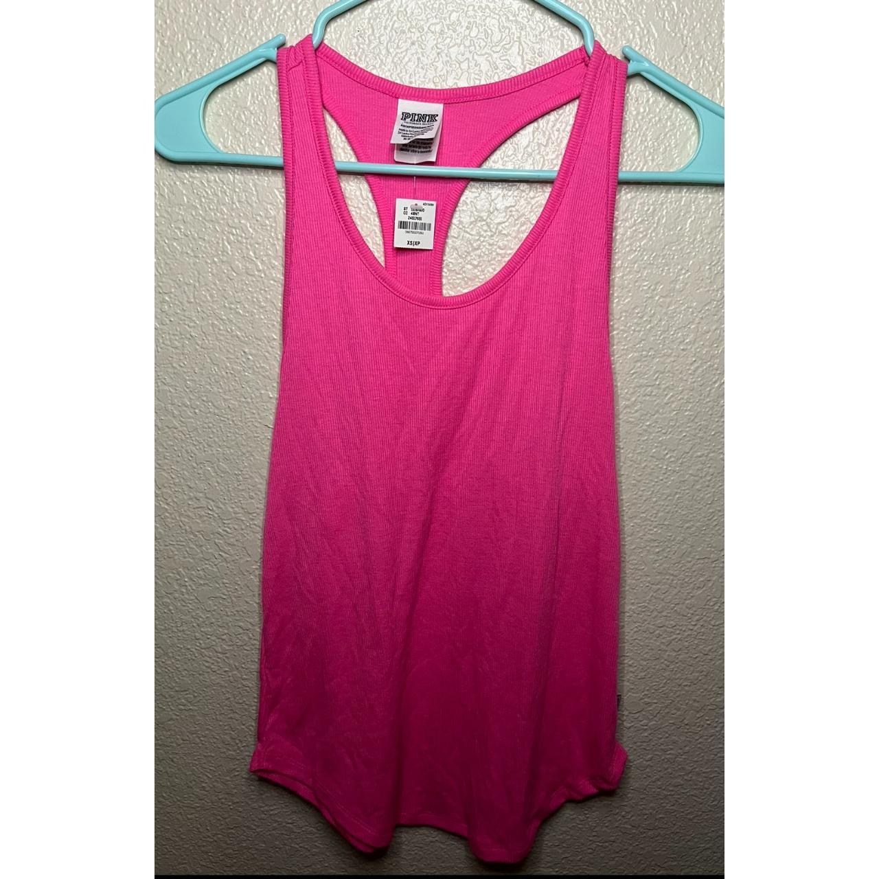 Victoria's Secret Women's Pink Vest Depop