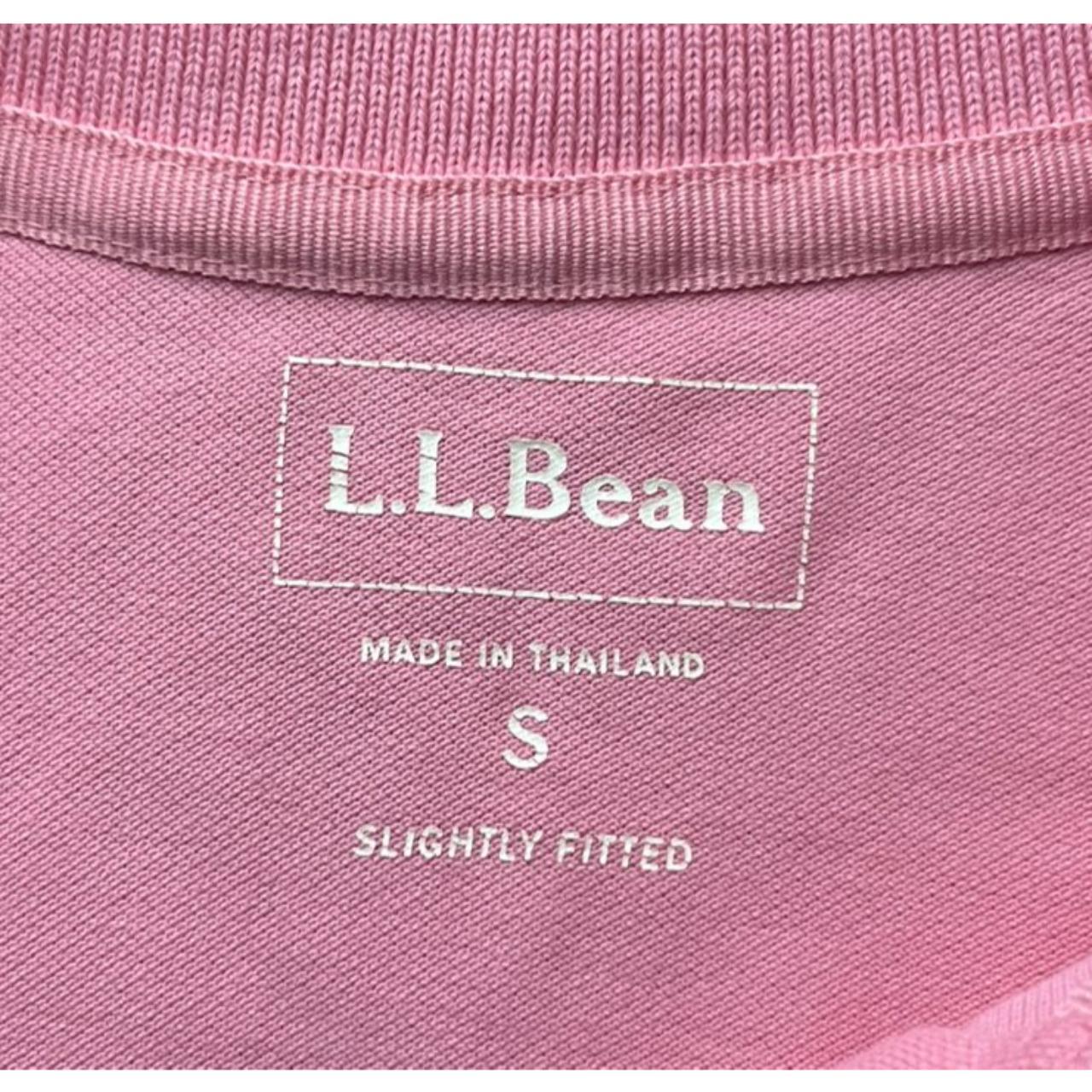 L.L.Bean Women's Pink Poloshirts Depop
