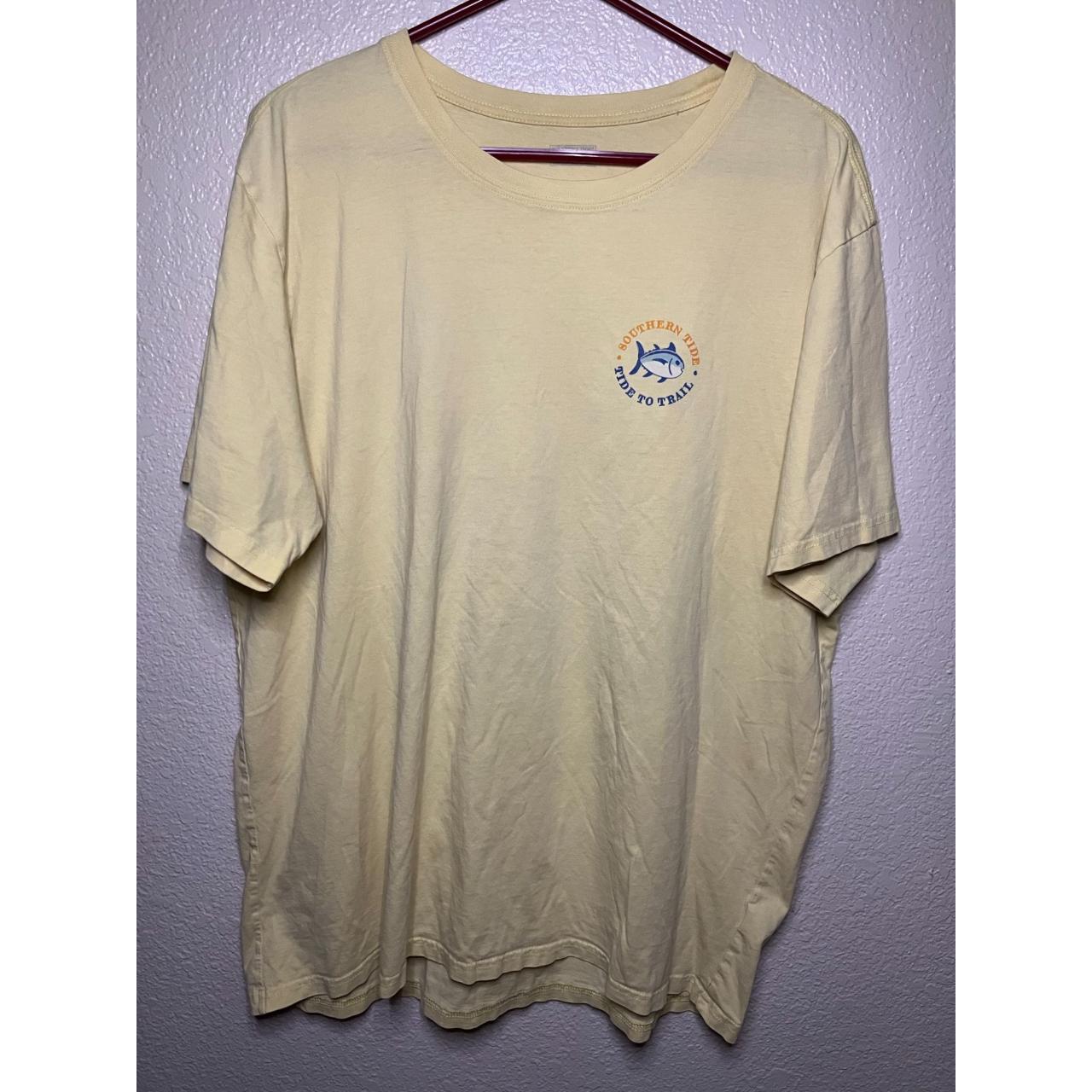 Southern Tide Yellow "Tide To Trail" Graphic TShirt... Depop
