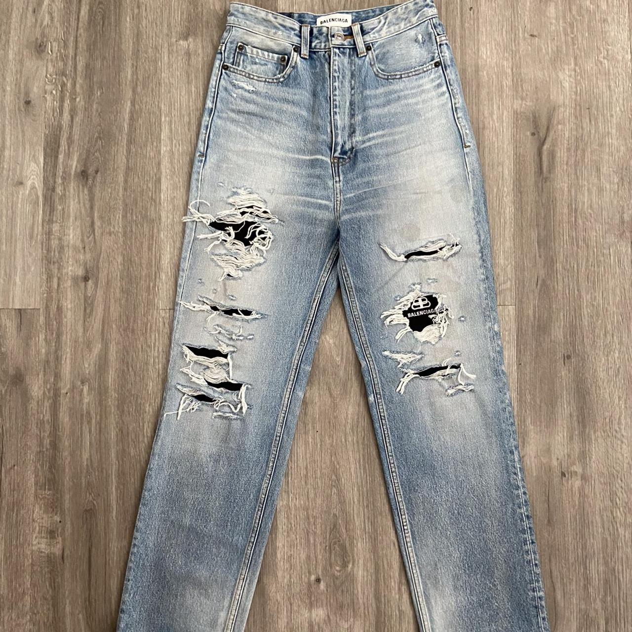 Denma Gvasalia Balenciaga Boyfriend Jeans New Season... - Depop