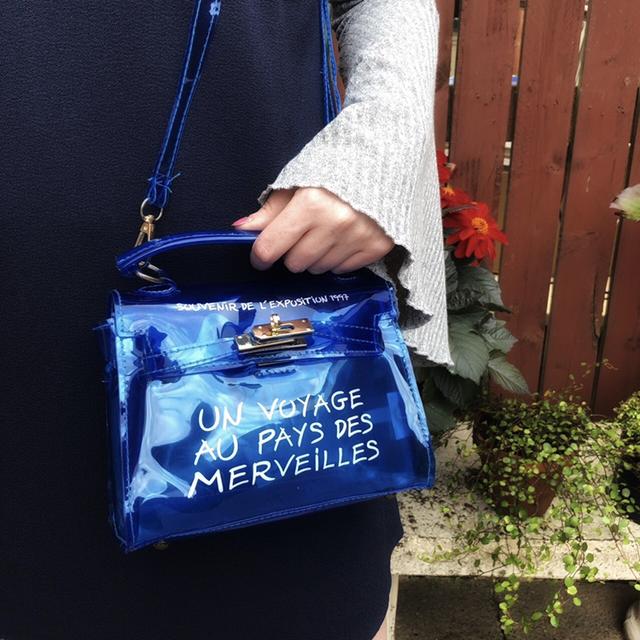 Blue un voyage discount bag