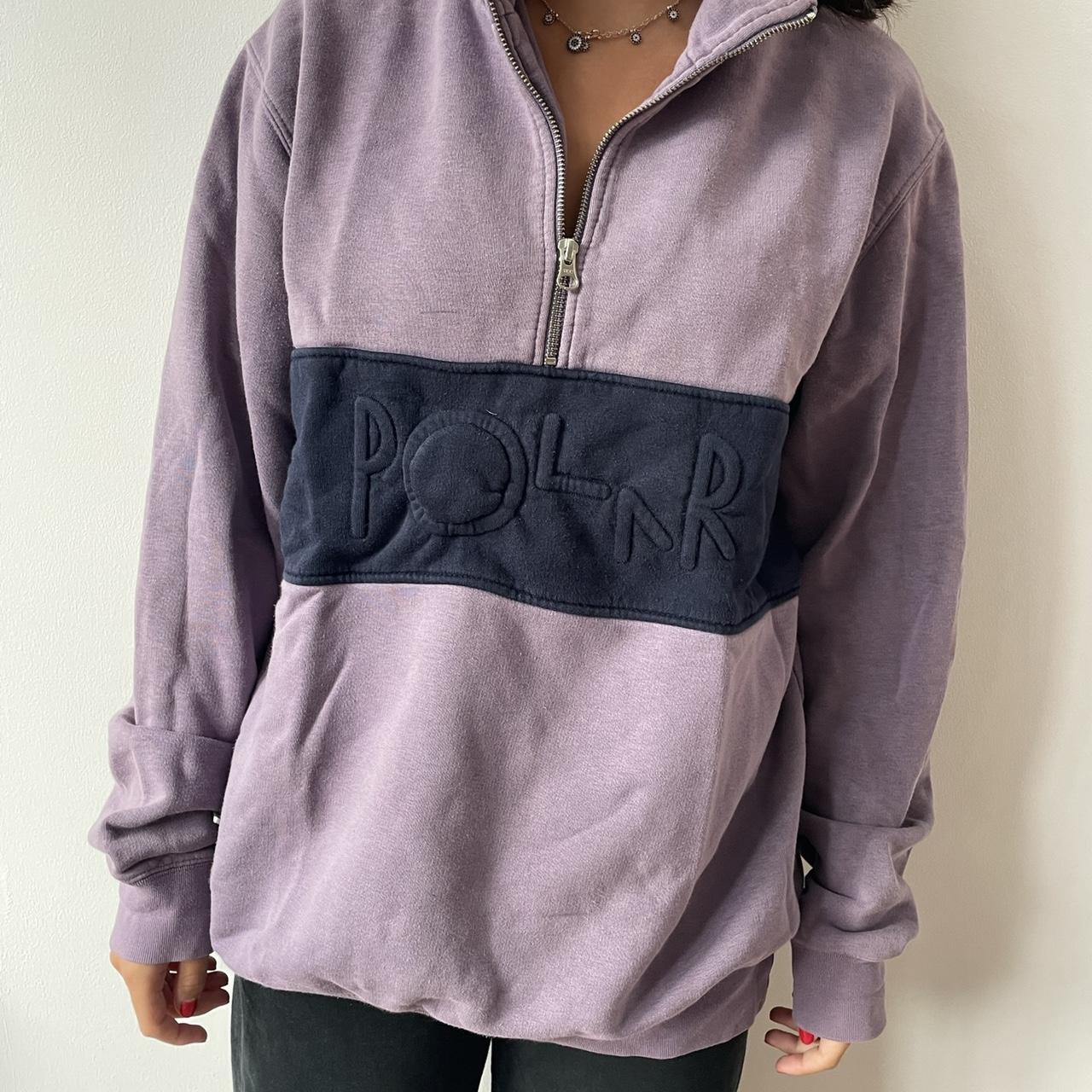 Half Zip Jumper From Polar Skating Brand. Soft And - Depop