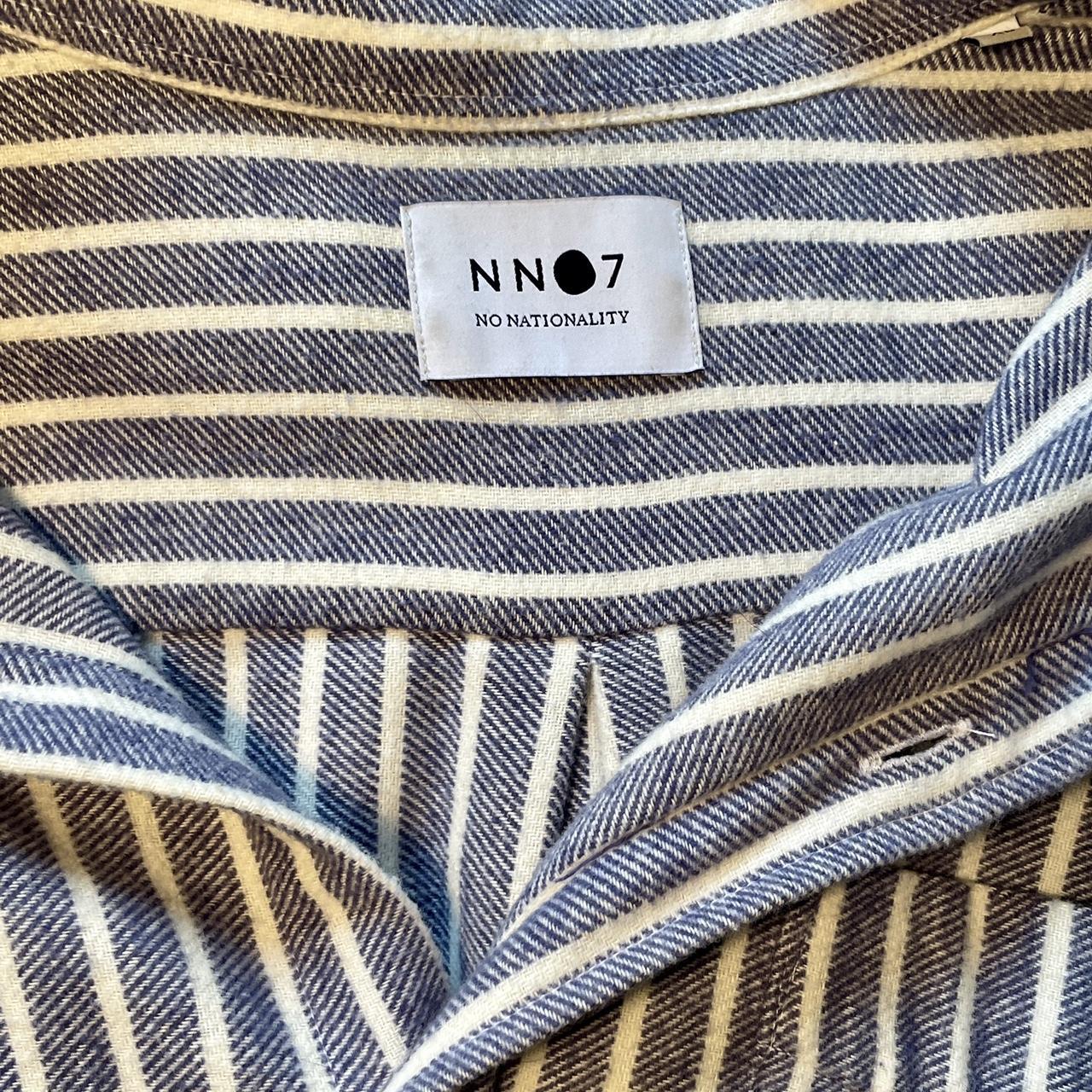 No nationality 07 Levin striped shirt Cotton... - Depop