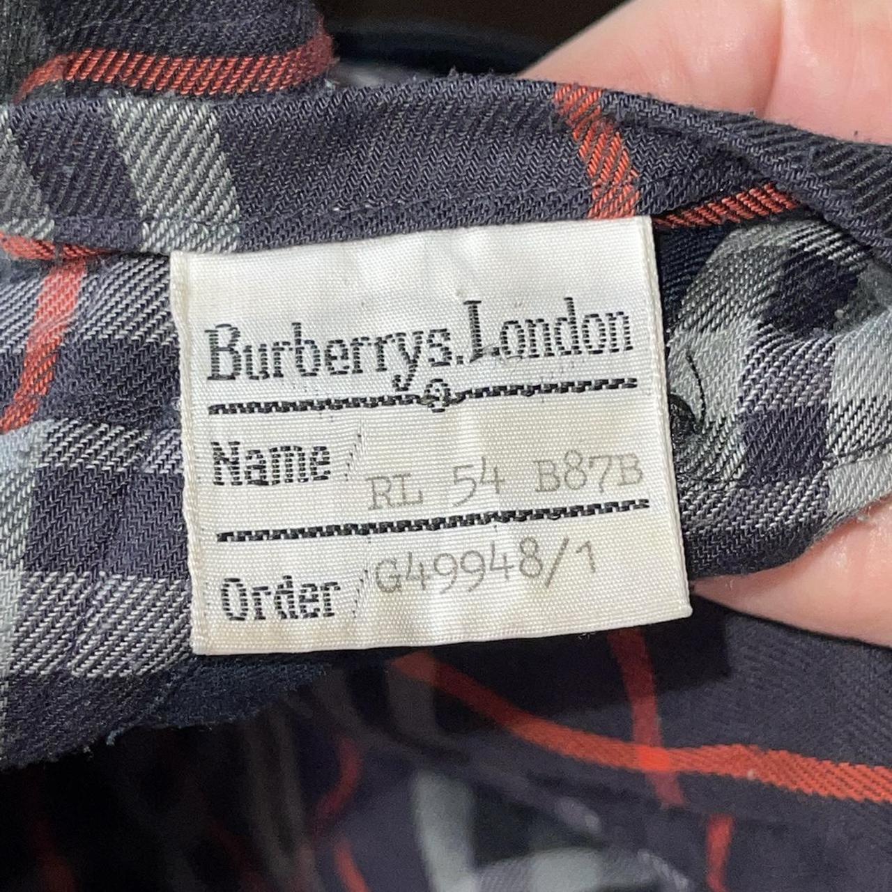 BURBERRY 80s Vintage Mens Trench Coat - Navy... - Depop