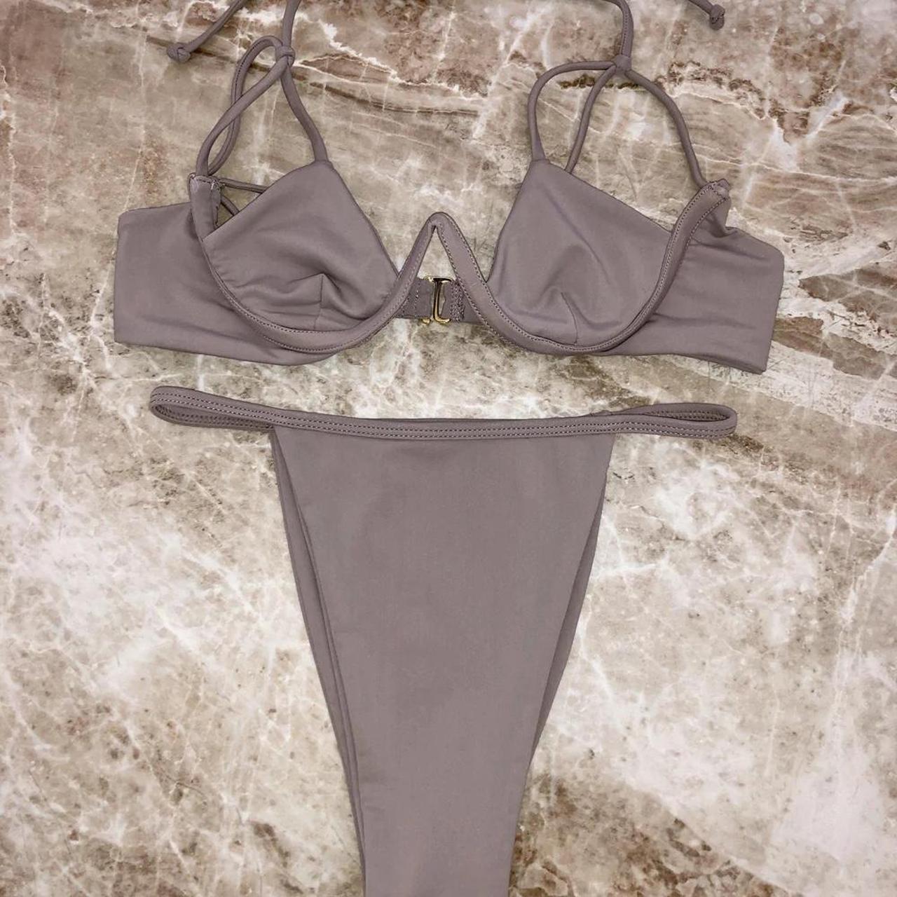 Aries Women's Purple and Cream Bikinis-and-tankini-sets