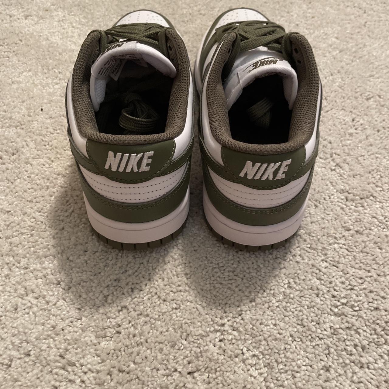 Nike Dunk Lows. Color Medium Olive. Size 7.5. Brand... - Depop